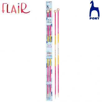 FLAIR agujas de tricotar de 35 cm - PONY