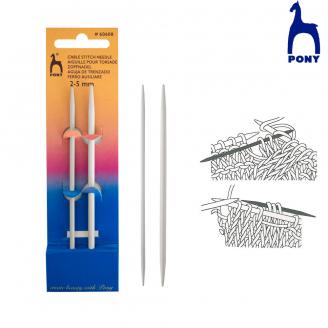 Agujas auxiliares rectas / cable stitch needles - PONY