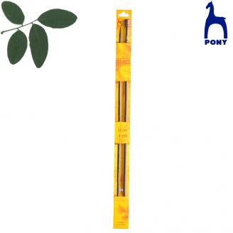 ROSEWOOD agujas de tricotar de 35 cm - PONY