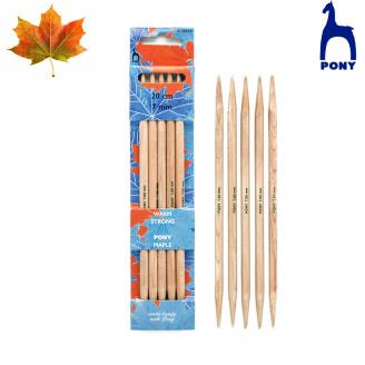 MAPLE agujas de dos puntas de 20 cm - PONY