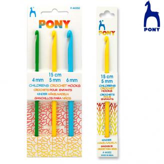 INFANTIL ganchillos de 15 cm - PONY
