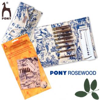 ROSEWOOD estuche de puntas intercambiables - PONY