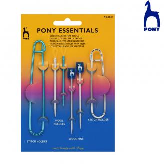 Kit de accesorios para tricotar. Esenciales PONY