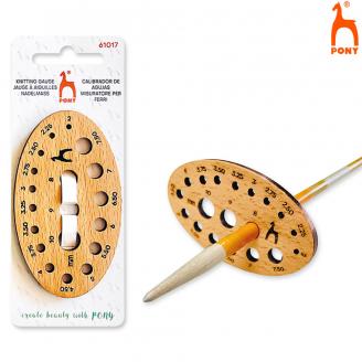 Calibre oval, de madera - PONY