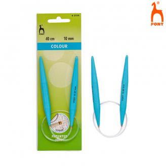 COLOUR agujas circulares de 40 cm - PONY