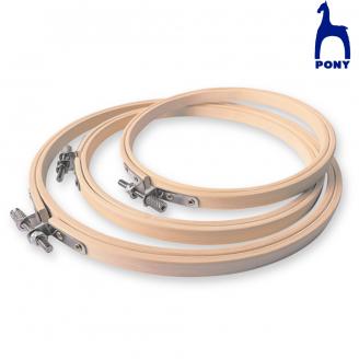 Aros de bordar de bambú - PONY